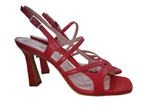 SANDALIA SOFT PIEL ROJO ONLYE