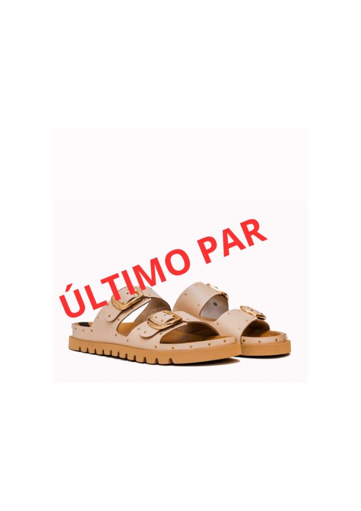 SANDALIA 2 HEBILLAS TACHUELAS