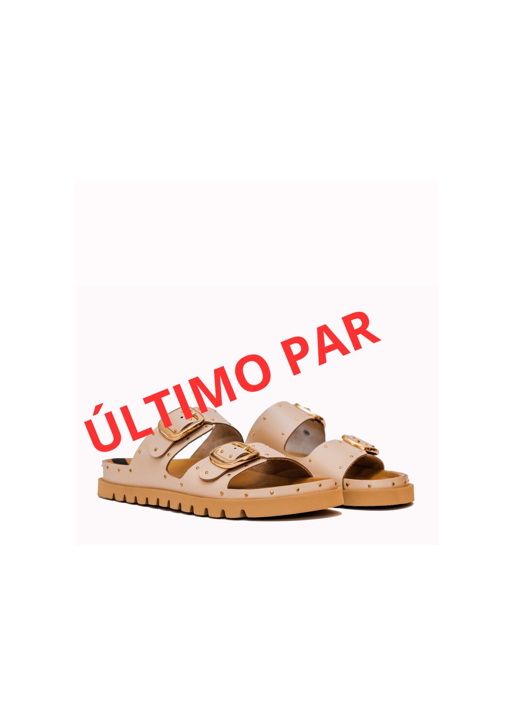 SANDALIA 2 HEBILLAS TACHUELAS