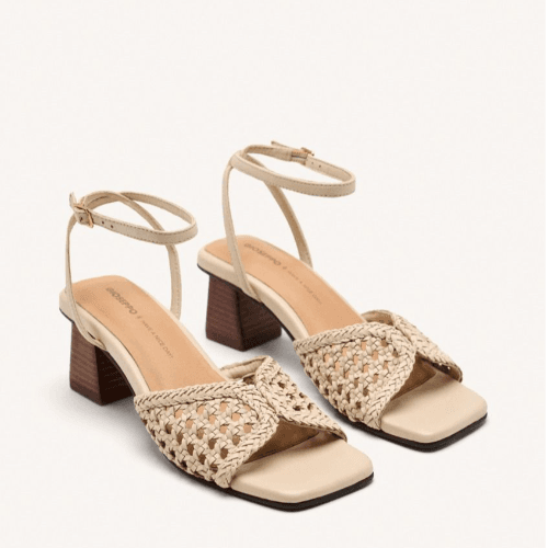 BURNSIDE SANDALIA PIEL TRENZADA BLANCO ROTO Calzados Quesada (SKU 10299)