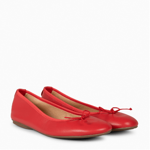 CAMPANILLA BAILARINA BAREFOOT ROJO Calzados Quesada (SKU 10144)