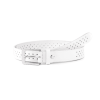 Cinturón Piel BLANCO Ambolo Picado 25 mm Calzados Quesada (SKU 10375)