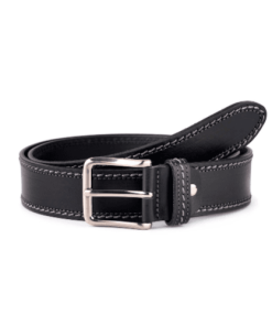 Cinturón Piel Urban Cosido Doble 40 mm NEGRO Calzados Quesada (SKU 10383)