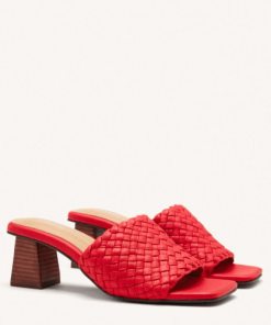 COLRAIN MULE TRENZADA ROJO Calzados Quesada (SKU 10305)