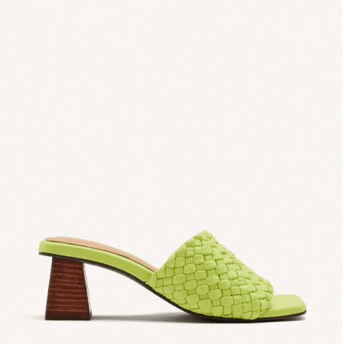 COLRAIN MULE TRENZADA VERDE Calzados Quesada (SKU 10281)