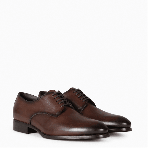 GRECO ZAPATO VESTIR PIEL MARRON HOMBRE Calzados Quesada (SKU 10120)