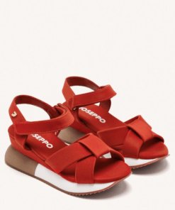 HEATH SANDALIA SPORT CUÑA ROJO Calzados Quesada (SKU 10275)