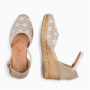 MALDIVAS CUÑA ESPARTO BEIGE Calzados Quesada (SKU 10166)