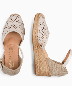 MALDIVAS CUÑA ESPARTO BEIGE Calzados Quesada (SKU 10166)