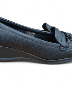 MOCASIN CUÑA NEGRO CADENA NEGRA Calzados Quesada (SKU 10820)