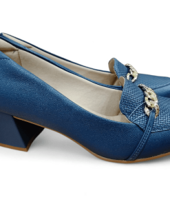 SALON MOCASIN MARINO CADENA DORADA Calzados Quesada (SKU 10809)