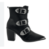 BOTIN COWBOY NEGRO Y HEBILLAS Calzados Quesada (SKU 10846)