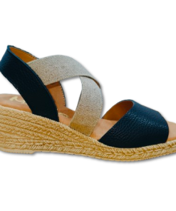 SANDALIA CUÑA NEGRO Calzados Quesada (SKU 10921)
