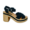 SANDALIA TACON SERRAJE NEGRO Calzados Quesada (SKU 10946)