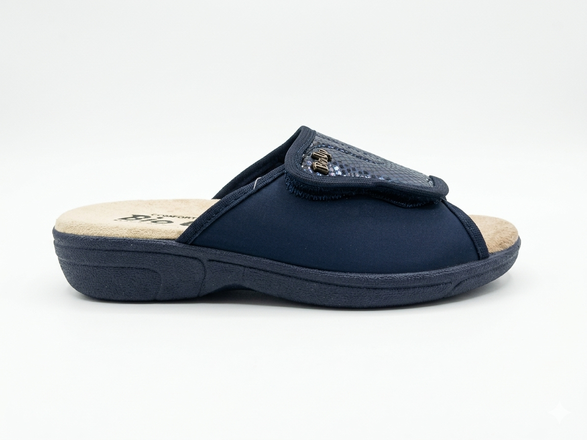 SANDALIA VELCRO MARINO