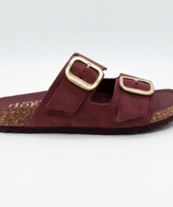 SANDALIA 2 HEBILLAS ROJO Calzados Quesada (SKU 11067)