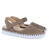 SANDALIA VELCRO GRIS Calzados Quesada (SKU 11033)