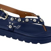 SANDALIA NEGRA PLANA TACHUELAS Calzados Quesada (SKU 11158)