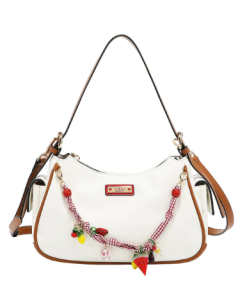 BOLSO BLANCO CUERO ACCESORIOS Calzados Quesada (SKU 11118)