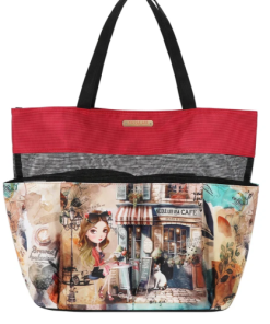 BOLSO SHOPPER GRANDE VIRTUAL FRIEND Calzados Quesada (SKU 11190)